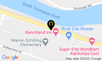 South Thompson Motors Ltd in Kamloops map