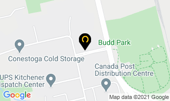 South-West Regional Soccer Association in Kitchener map