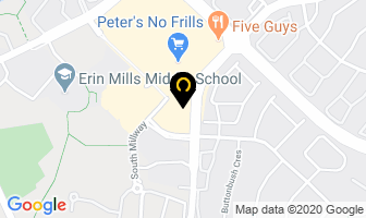 Southcommon Dental in Mississauga map