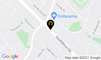 Southdown Coin Laundry in Mississauga map