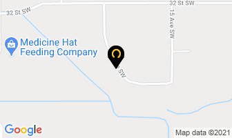 Southeast Concrete Pumping Inc in Medicine Hat map