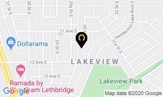 Southern Alberta Carpet Cleaners Association in Lethbridge map