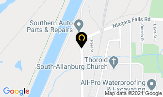 Southern Auto Parts & Repairs in Thorold map