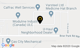 Southern Gas Compression Ltd in Medicine Hat map