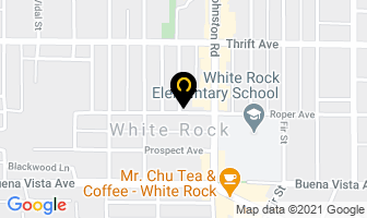 Southern Health Centre in White Rock map