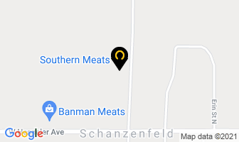 Southern Meats Inc in Stanley map