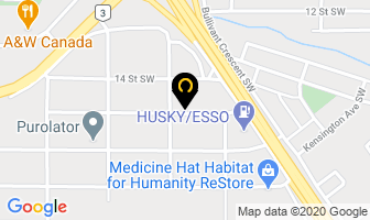 Southern Oasis Enterprises in Medicine Hat map
