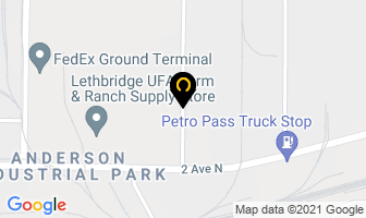 Southern Rv Service Ltd in Lethbridge map