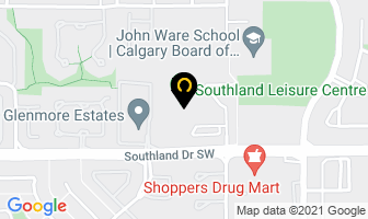 Southland Leisure Centre in Calgary map