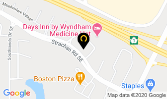 Southside Events Centre in Medicine Hat map