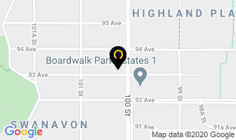 Southside Laundromat in Grande Prairie map