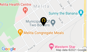 Southwest Electronic Service in Melita map