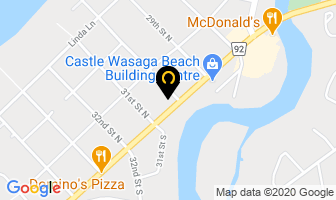 Spa Girl in Wasaga Beach map