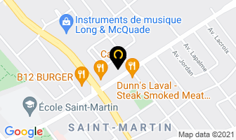 Spa Lumiere in Beauharnois map