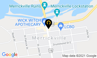 Spa Sans Souci in Merrickville map