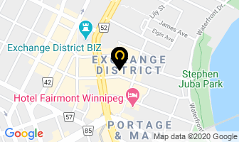 Space2Work.com in Winnipeg map