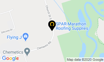 Spar-Marathon Roofing Supplies in Concord map