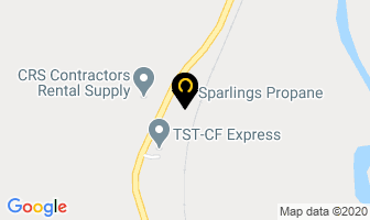 Sparlings Propane in Bracebridge map