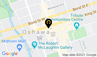 Spartacus Hair Design in Oshawa map