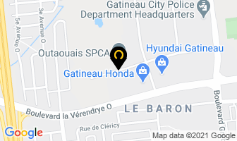 Spca De L'outaouais in Gatineau map