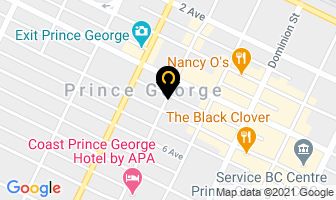 Speedee Printers in Prince George map