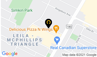 Speedy Glass in Winnipeg map
