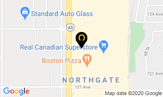 Speedy Glass in Grande Prairie map