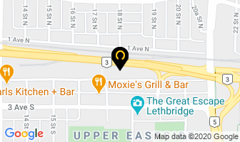 Speedy Glass in Lethbridge map