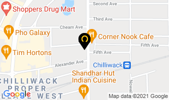 Speedy Printing Centers in Chilliwack map