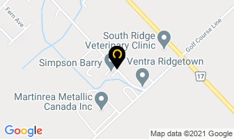 Spence Walter Enterprises in Ridgetown map