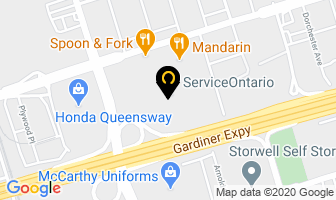 Spexx Queensway in Orillia map