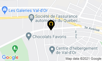 Spharm in Val-d'Or map