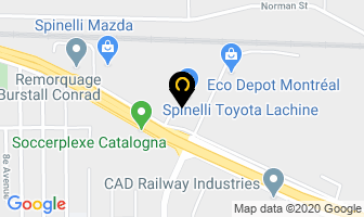 Spinelli Toyota Lachine in Brantford map