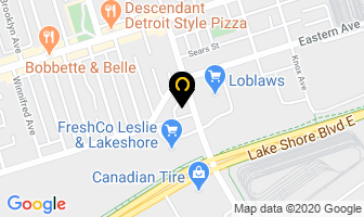 Spiral Movement Center in Orillia map