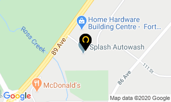Splash Autowash in Fort Saskatchewan map