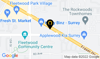 Splash Zone Self Service Car Wash Surrey in Surrey map