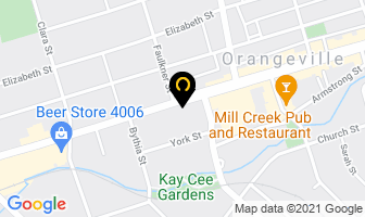 Splish Splash Pet Grooming in Orangeville map