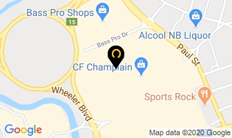 Sport Chek Champlain Place in Dieppe map