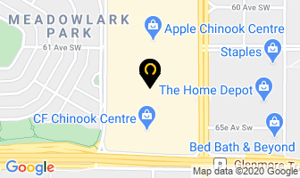 Sport Chek Chinook Centre in Calgary map