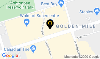 Sport Chek Eglinton Corners in Orillia map