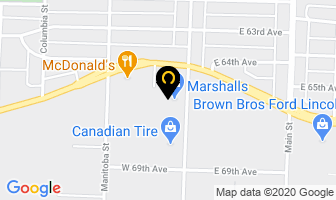 Sport Chek Marine Drive in Toronto map
