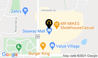Sport Chek Seaway Mall in Chilliwack map