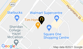 Sport Chek Square One in Mississauga map
