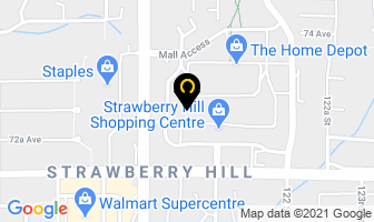 Sport Chek Strawberry Hill in Surrey map