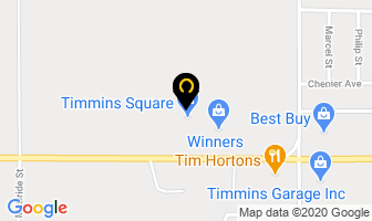 Sport Chek Timmins Square in Steinbach map