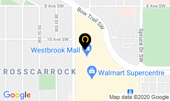 Sport Chek Westbrook Mall in Calgary map