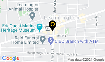 Sports Den The in Leamington map