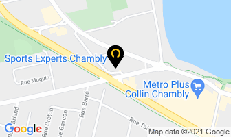 Sports Experts in Chambly map