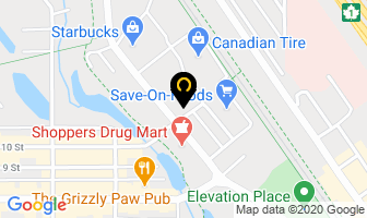 Sports Experts in Canmore map