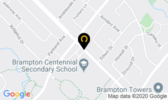 Sports Medicine Specialists in Brampton map
